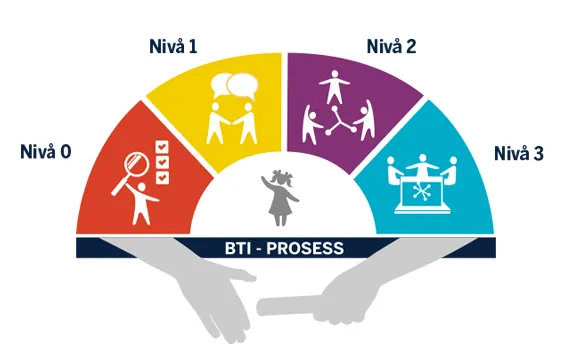 Illustrasjon av BTI-modellen