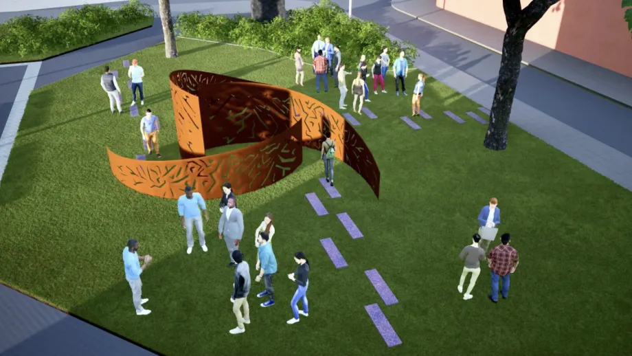 Demring, forslag til minnesmerke 22. juli