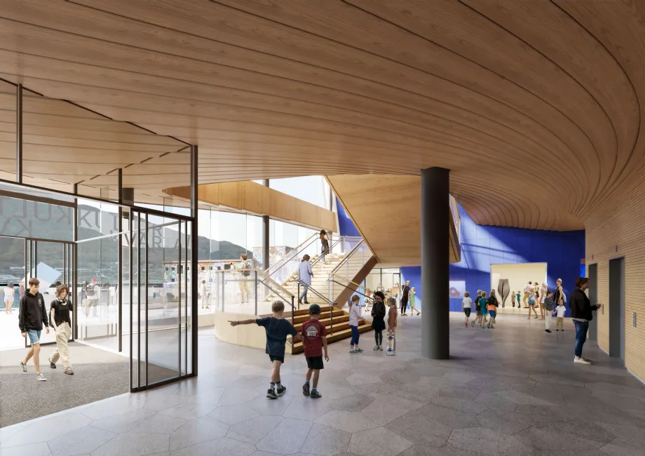 Illustrasjonsbilde Kulturkvartalet. Nordic Office of Architecture AS, for Troms&oslash; kommune.