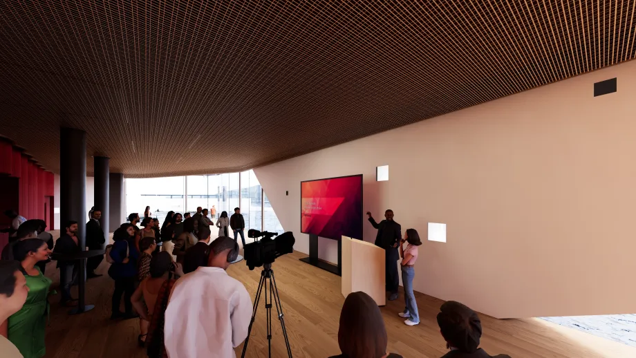 Illustrasjonsbilde Kulturkvartalet. Nordic Office of Architecture AS, for Troms&oslash; kommune.