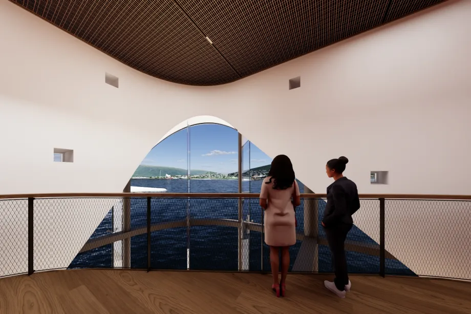 Illustrasjonsbilde Kulturkvartalet. Nordic Office of Architecture AS, for Troms&oslash; kommune.