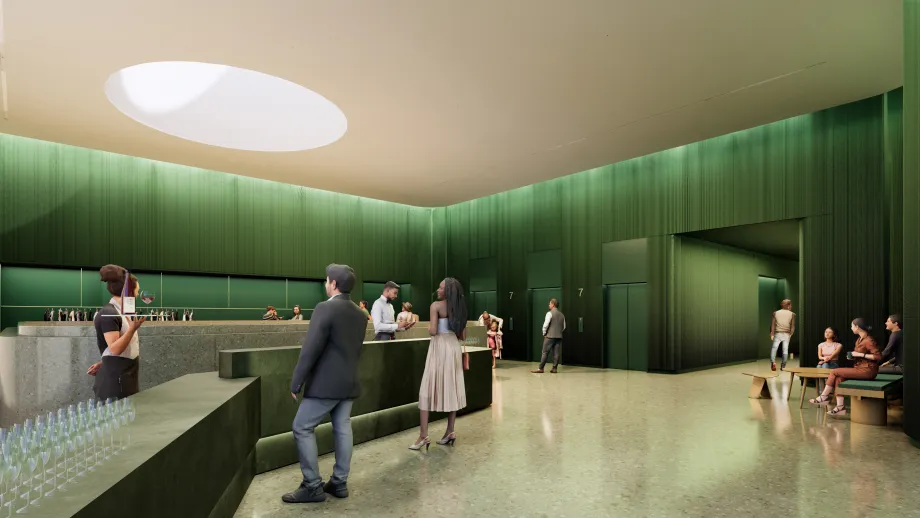 Illustrasjonsbilde Kulturkvartalet. Nordic Office of Architecture AS, for Troms&oslash; kommune.