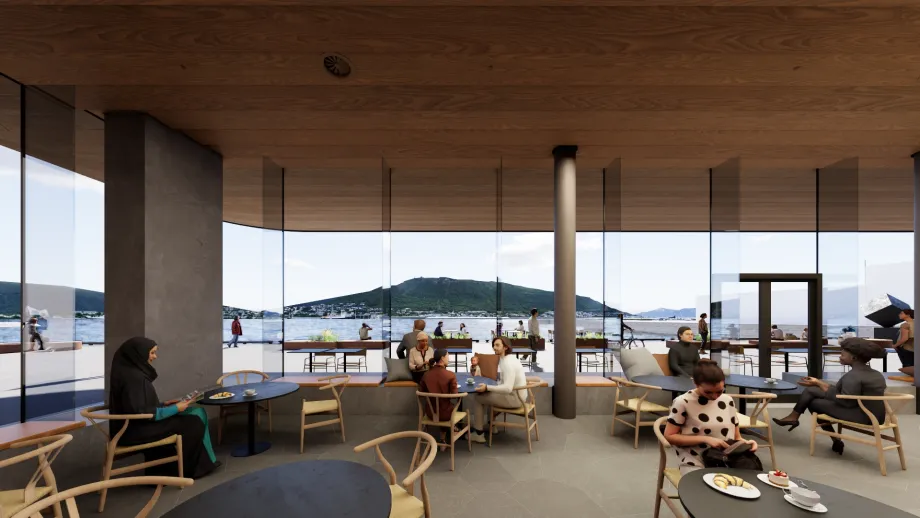 Illustrasjonsbilde Kulturkvartalet. Nordic Office of Architecture AS, for Troms&oslash; kommune.