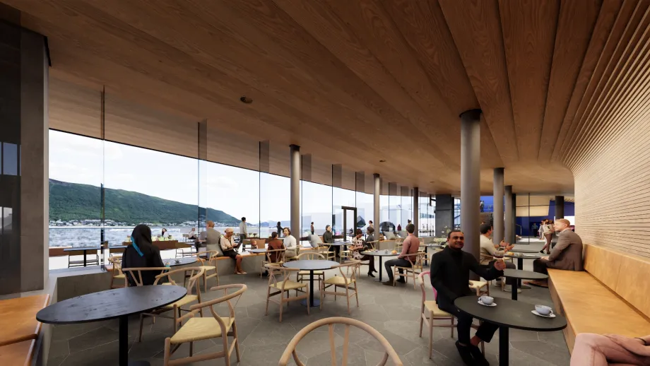 Illustrasjonsbilde Kulturkvartalet. Nordic Office of Architecture AS, for Troms&oslash; kommune.