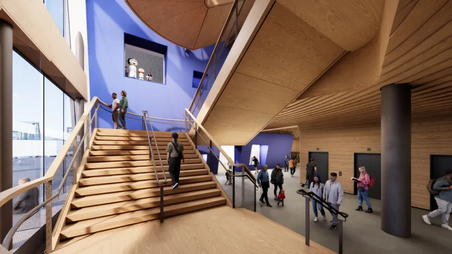 Illustrasjonsbilde Kulturkvartalet. Nordic Office of Architecture AS, for Troms&oslash; kommune.