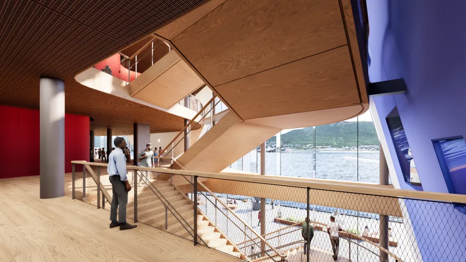 Illustrasjonsbilde Kulturkvartalet. Nordic Office of Architecture AS, for Troms&oslash; kommune.