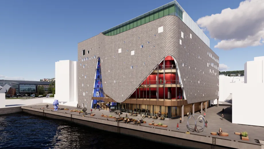 Illustrasjonsbilde Kulturkvartalet. Nordic Office of Architecture AS, for Troms&oslash; kommune.