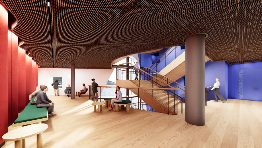 Illustrasjonsbilde Kulturkvartalet. Nordic Office of Architecture AS, for Troms&oslash; kommune.