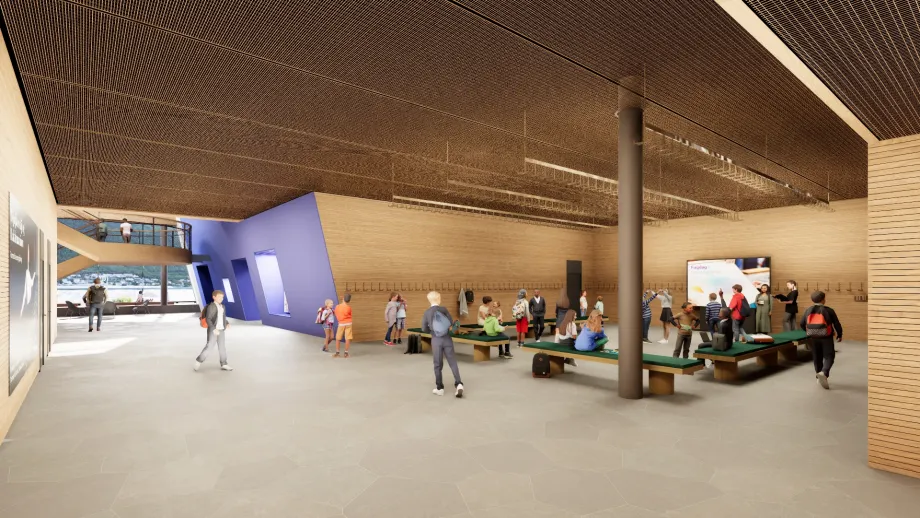 Illustrasjonsbilde Kulturkvartalet. Nordic Office of Architecture AS, for Troms&oslash; kommune.