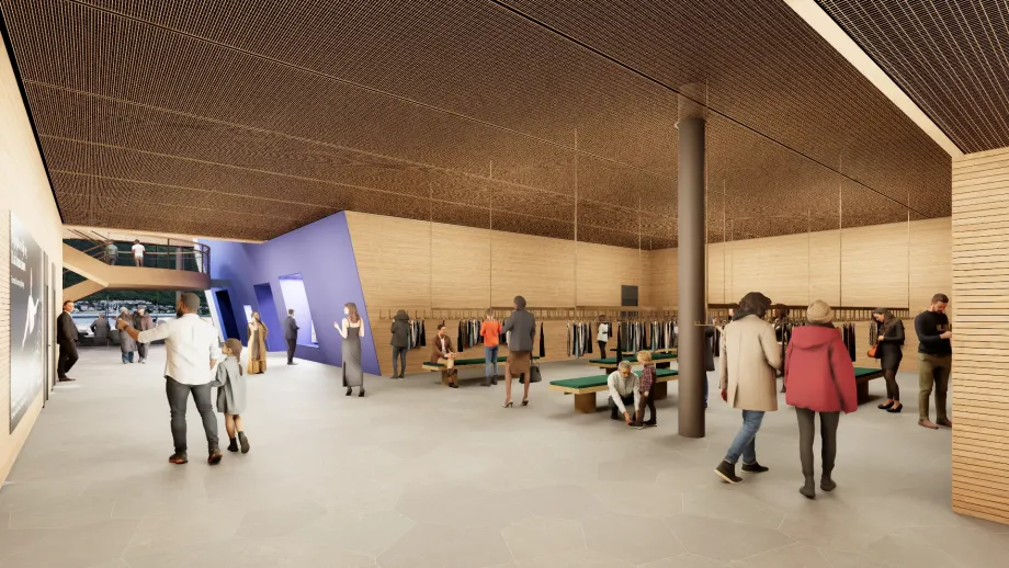 Illustrasjonsbilde Kulturkvartalet. Nordic Office of Architecture AS, for Troms&oslash; kommune.