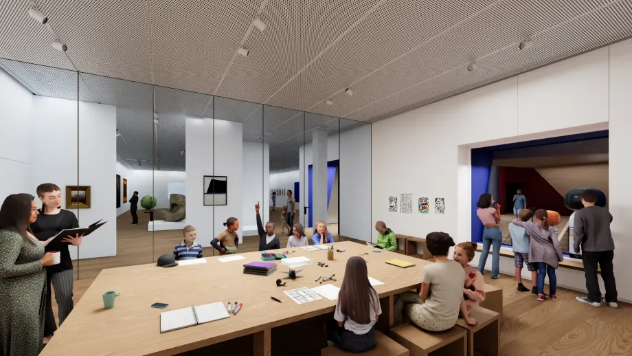 Illustrasjonsbilde Kulturkvartalet. Nordic Office of Architecture AS, for Troms&oslash; kommune.