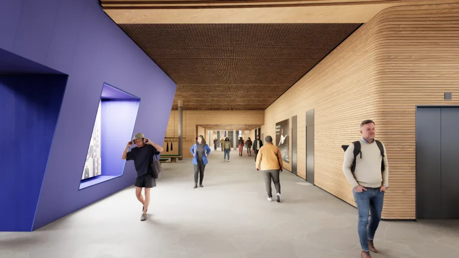 Illustrasjonsbilde Kulturkvartalet. Nordic Office of Architecture AS, for Troms&oslash; kommune.