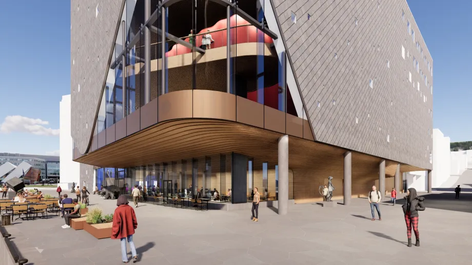 Illustrasjonsbilde Kulturkvartalet. Nordic Office of Architecture AS, for Troms&oslash; kommune.