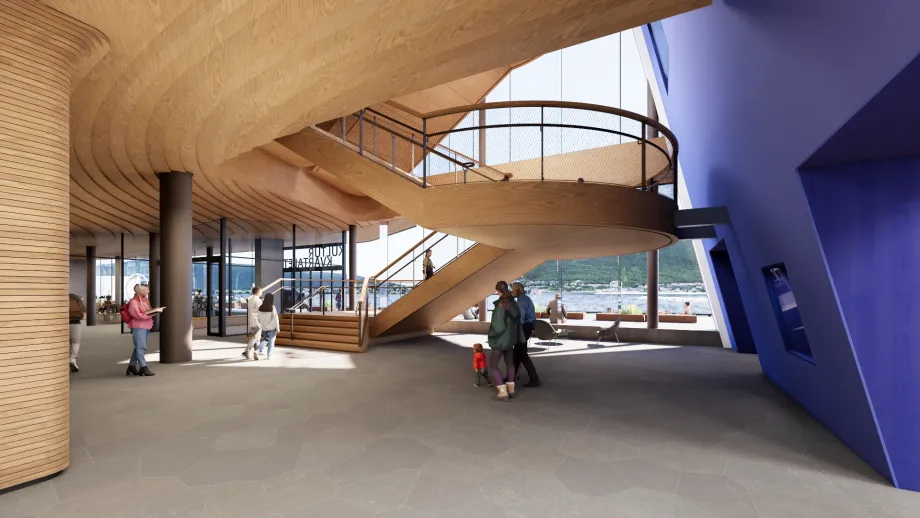 Illustrasjonsbilde Kulturkvartalet. Nordic Office of Architecture AS, for Troms&oslash; kommune.