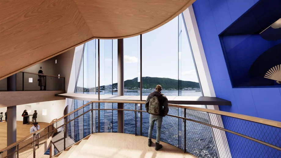 Illustrasjonsbilde Kulturkvartalet. Nordic Office of Architecture AS, for Troms&oslash; kommune.