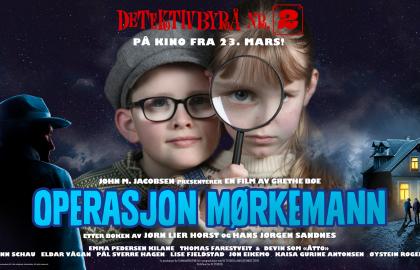 Filmplakat Detektivbyrå nr. 2 - Operasjon Mørkemann