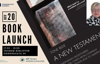 Book Launch Tone Bleie Book Launch Tone Bleie