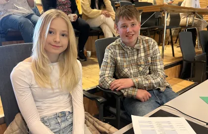Elever fra Tromsdalen skole