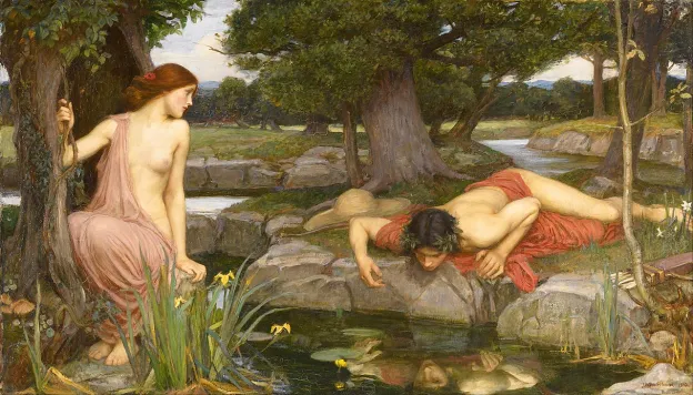 Echo and Narcissus, av John William Waterhouse