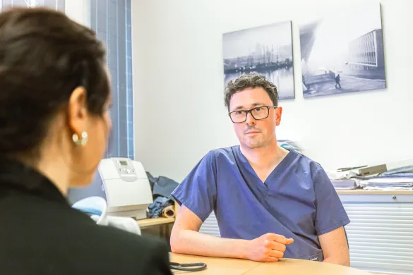 Kvinnelig pasient hos fastlege