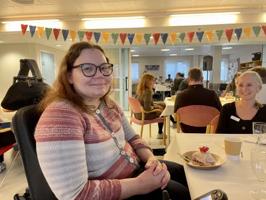 Nadia Mortensen, en av brukerne p&aring; Troms&oslash; aktivitet og rehabilitering.