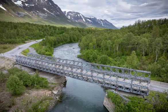 Breivikeidet bru. Fotograf: Lars &Aring;ke Andersen