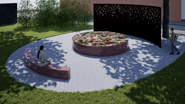 Rosebord, forslag til minnesmerke 22. juli